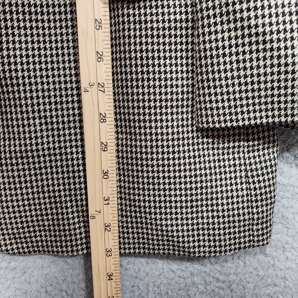 Stafford Blazer Mens 50L Houndstooth Classic Fit Sport Coat‎ Jacket Essential - Picture 7 of 8